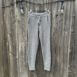 Naked Cashmere x Camila Morrone Light Grey Cashmere Sweatpant Joggers size Small